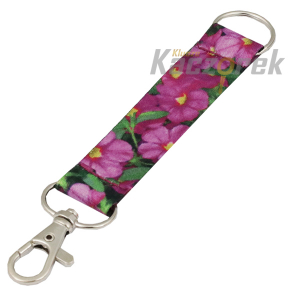 Klíčenka 236 - 20 mm - Macešky - krátká (kroužek na klíče)